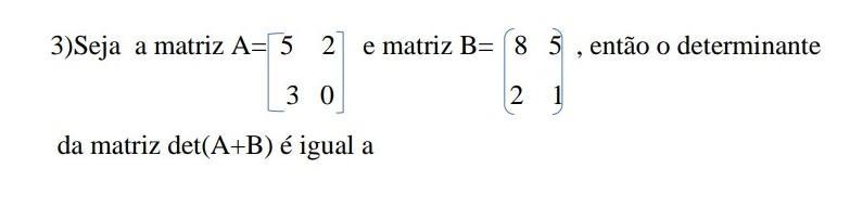 é sobre matrizes, me ajudem por favor.​