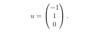 primeiro autovetor determinado com uso de álgebra linear