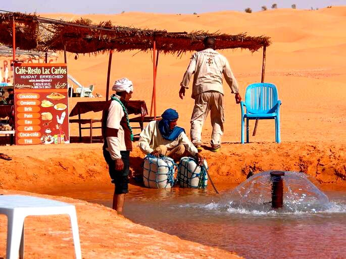Comércio nos limites do Deserto do Saara